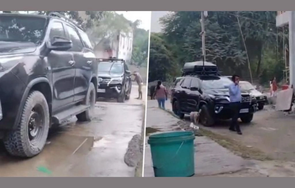 क्या बिहार के समस्तीपुर में PM Modi के काफिले की गाड़ियों की धुलाई हुई?