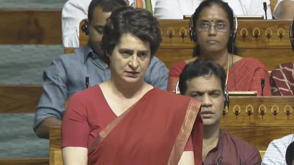 जिस बिहार ने देश और महात्मा गांधी को राह दिखाई, एनडीए सरकार ने नहीं दिया उस पर ध्यान: प्रियंका गांधी वाड्रा