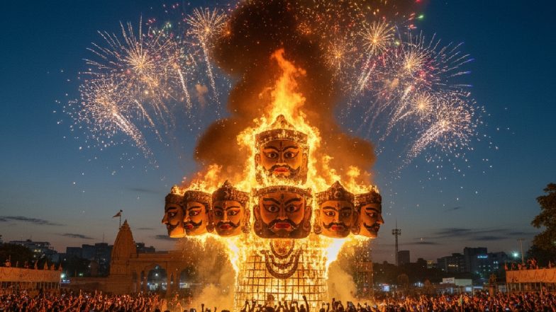Happy Dussehra 2025: आज है रावण दहन, जानें विजयादशमी पूजा, खरीदारी और शस्त्र पूजन का शुभ मुहूर्त, दशहरा की शुभकामनाएं
