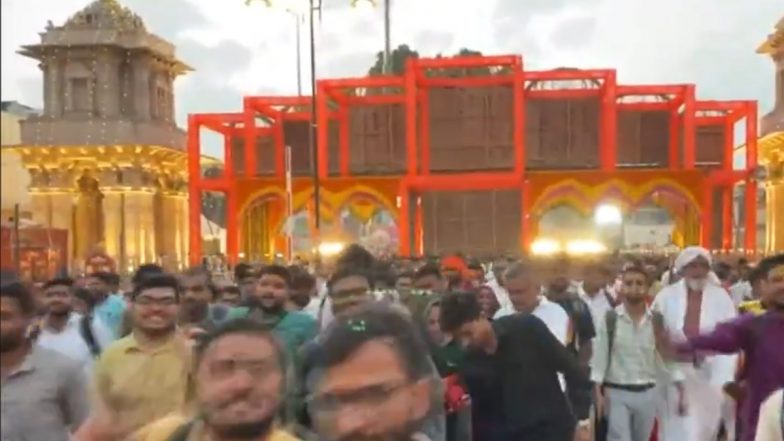 Diwali 2025: देशभर में दिवाली की धूम, अयोध्या में त्योहार से पहले दर्शन के लिए राम जन्मभूमि मंदिर में श्रद्धालुओं की उमड़ी भीड़; देखें VIDEO