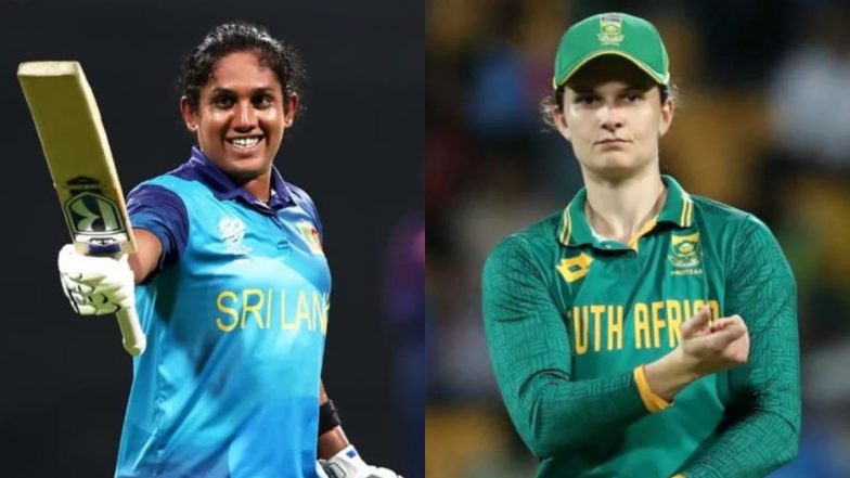 SL-W vs SA-W ICC Women’s World Cup 2025 Scorecard: बारिश से बाधित मैच में श्रीलंका महिला टीम ने दक्षिण अफ्रीका को दिया 106 का लक्ष्य, यहां देखें पहली पारी का स्कोरकार्ड