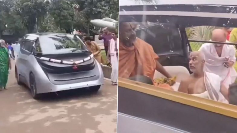 बेंगलुरु में बिना ड्राइवर वाली कार का Video वायरल, संत ने कॉलेज कैंपस में की सवारी
