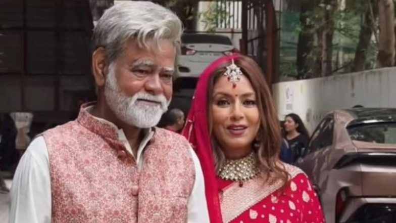Did Mahima Chaudhry Marry Sanjay Mishra? क्या संजय मिश्रा और महिमा चौधरी ने कर ली है शादी? दूल्हा-दुल्हन के लिबास में दोनों आए नजर (Watch Video)