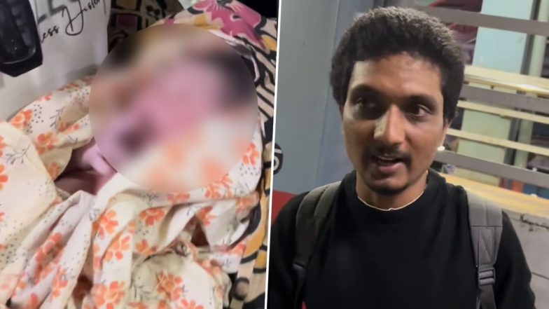 मुंबई के रेलवे स्टेशन पर रात 1 बजे शख्स ने करवाई दर्द में तड़पती महिला की डिलीवरी, सोशल मीडिया यूजर्स ने की जमकर तारीफ: VIDEO