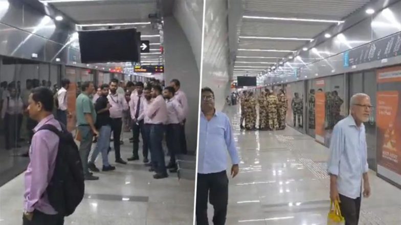 मुंबई मेट्रो लाइन-3 में सांताक्रूज के पास स्पार्क से मची अफरा-तफरी, बड़ी दुर्घटना टली | Video