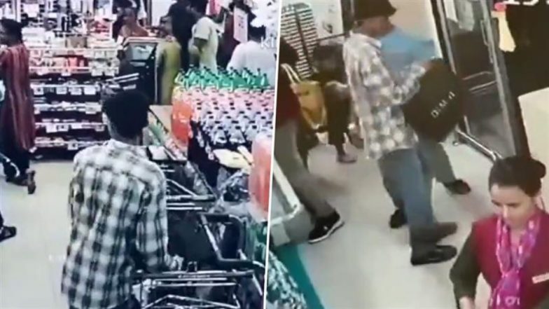 Video: दिवाली की भीड़ में विरार के D-Mart से महिला का बैग चोरी, CCTV में कैद हुआ चोर