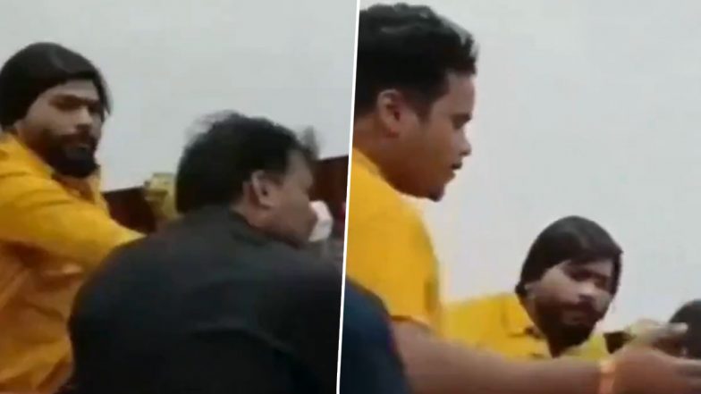 VIDEO: मराठी महिला के साथ बदसलूकी करने के आरोप में MNS कार्यकर्ताओं ने शख्स की कर दी पिटाई, मुंबई की घटना का वीडियो आया सामने