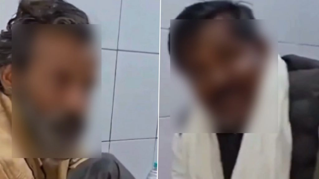 अशोकनगर के जिला हॉस्पिटल में एडमिट मरीज ने अपने रिश्तेदारों के साथ मिलकर पी शराब.