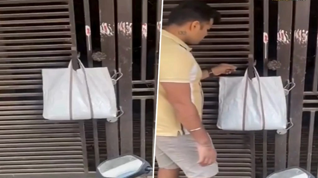 पटना में जिम के गेट से थैले में लटकाकर नवजात बच्ची को कोई छोड़ गया.