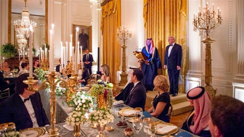 Trump Defends MBS on Jamal Khashoggi Murder: मेरे गेस्ट को शर्मिंदा कर रही हैं आप,' खाशोज्जी मर्डर मामले में ट्रंप ने सऊदी को दी 'क्लीन चिट,' रिपोर्टर से नाराज हुए