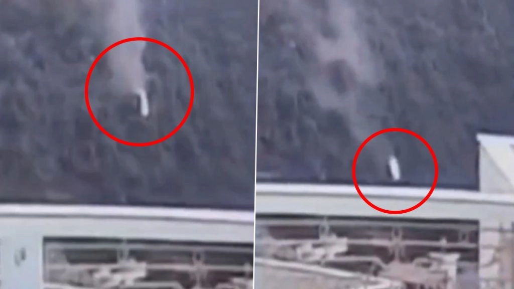 मसूरी में सड़क से फिसलकर कार गहरी खाई में गिरी.