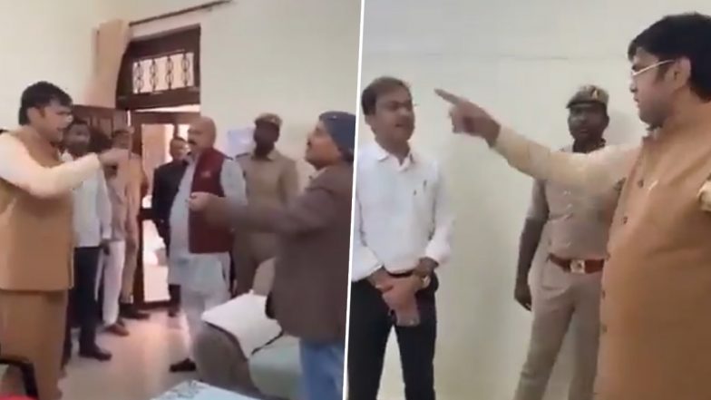 VIDEO: बेशर्म आदमी हो, नंगा करके घुमाऊंगा... अपना दल पार्टी के MLA पीडब्ल्यूडी के अधिकारी पर भड़के, सिद्धार्थनगर का वीडियो आया सामने
