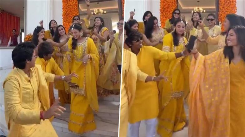 Smriti Mandhana's Haldi Ceremony: स्मृति मंधाना की हल्दी सेरेमनी में&nbsp;दोस्तों ने लगाया रंग, साथी खिलाड़ियों संग जमकर थिरकी दुल्हनिया, देखें वीडियो