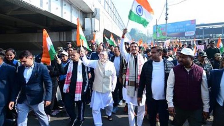 सरदार पटेल की 150वीं जयंती पर रांची में विशाल यूनिटी मार्च, नशामुक्ति और स्वदेशी की ली शपथ