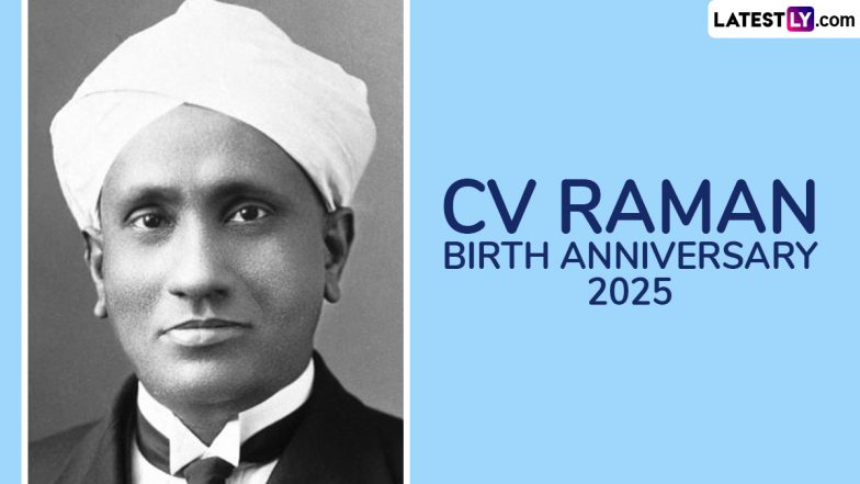 CV Raman Birth Anniversary 2025: &lsquo;एकाउंटेंट&rsquo; से &lsquo;महान वैज्ञानिक&rsquo; बनने तक! जानें सीवी रमन ने कैसे हासिल किया एशिया का पहला नोबल पुरस्कार!