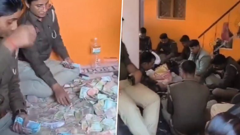 VIDEO: प्रतापगढ़ पुलिस की बड़ी कार्रवाई! तस्कर के घर से 2 करोड़ रूपए कैश और गांजा जब्त, तस्करों की टूटी कमर