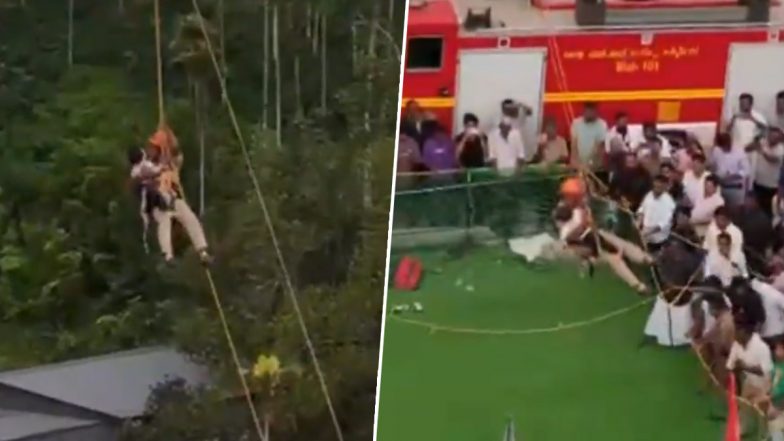 VIDEO: 120 फीट ऊंचे 'स्काई डाइनिंग' रेस्टोरेंट में आई खराबी, 2 घंटे तक फंसे रहे टूरिस्ट, केरल के इडुक्की में यात्रियों को सही सलामत बचाया