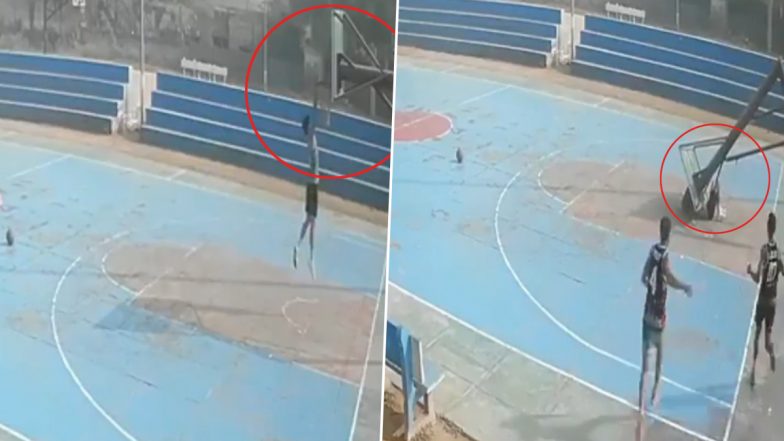 Rohtak Shocker: रोहतक में बास्केटबॉल पोल के गिरने से नेशनल प्लेयर की मौत, प्रैक्टिस के दौरान हुआ हादसा, VIDEO आया सामने
