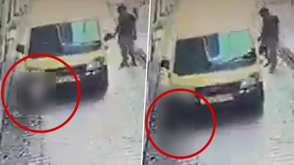 मुजफ्फरनगर जिले में एक मासूम को स्कूल वैन चालक ने कुचला.