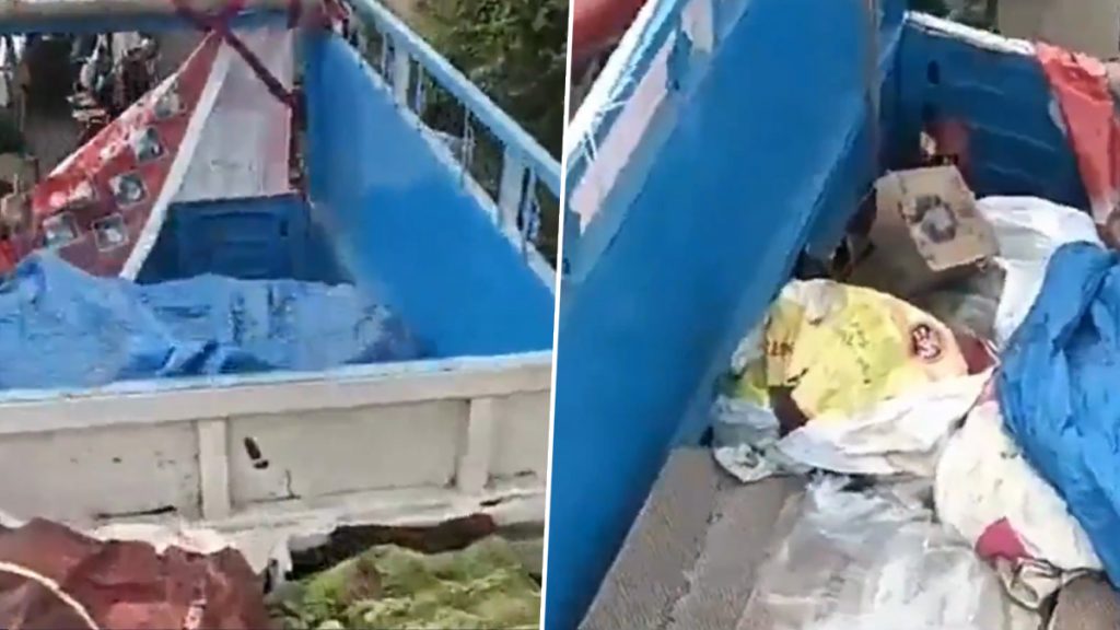गया जिले में पूर्व सीएम जीतन राम मांझी की बहु के प्रचार वाहन से मिली शराब के बॉक्स.