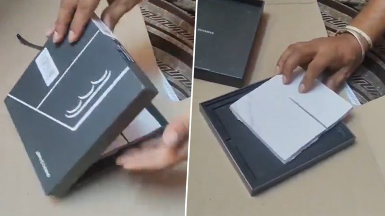 VIDEO: बेंगलुरु के इंजिनियर ने ऑनलाइन मंगवाया 1.86 लाख रूपए का मोबाइल, बॉक्स खोलकर देखने पर उड़ गए होश.. युवक की खुशी मातम में बदली
