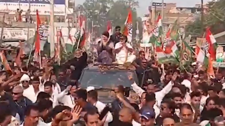 Bihar Election 2025: सांसद प्रियंका गांधी ने समस्तीपुर जिले में किया 2 किलोमीटर लंबा रोड शो, हजारों की तादाद में सड़क पर उमड़ा जनसैलाब: VIDEO