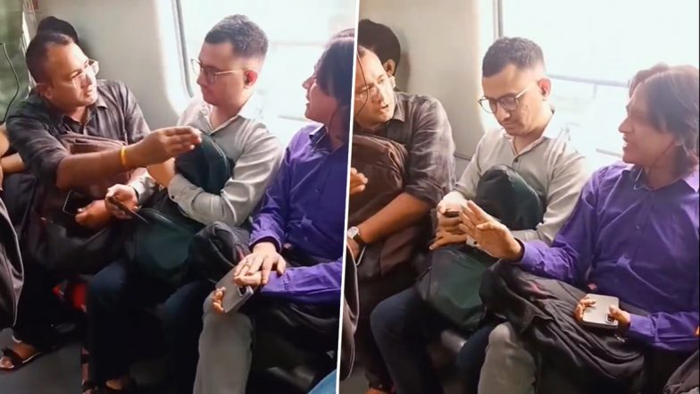 Delhi Metro Fight: 'तू नवाब है क्या कही का.. पैर फोल्ड करके बैठने पर दो लोगों में हुई जमकर बहस, दिल्ली मेट्रो का VIDEO आया सामने