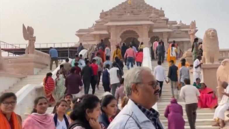 VIDEO: अयोध्या में 25 नवंबर को ध्वजारोहण कार्यक्रम, राम के दर्शन के लिए  श्रद्धालुओं का उमड़ना शुरू; समारोह में PM मोदी भी होंगे शामिल