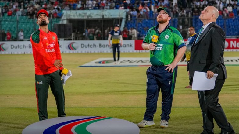 IRE vs BAN 2nd T20I 2025 Toss &amp; Live Scorecard: आयरलैंड ने टॉस जीतकर चुनी बल्लेबाजी, बांग्लादेश करेगी पहले गेंदाबाजी, यहां देखें प्लेइंग इलेवन और लाइव स्कोरकार्ड