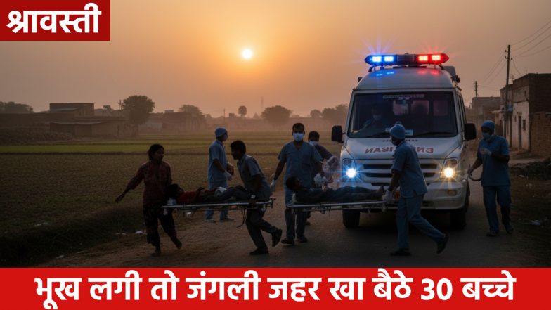 UP: श्रावस्ती में जगंली जहरीला पदार्थ खाने से 30 बच्चों की तबीयत बिगड़ी, 10 मासूमों की हालत नाजुक, अस्पताल में मचा कोहराम
