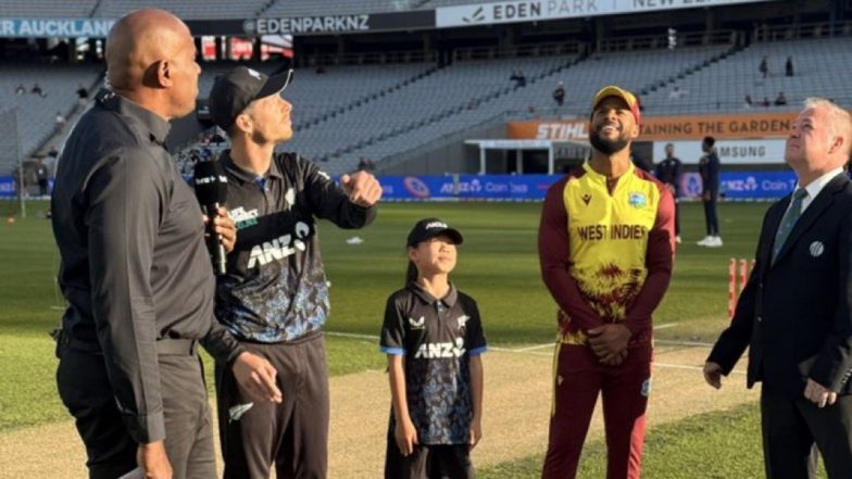 New Zealand vs West Indies 4th T20I Match Toss Winner Prediction: न्यूजीलैंड बनाम वेस्टइंडीज के बीच नेल्सन में कौन होगा टॉस का बॉस? मैच से पहले जानें कौनसी टीम मार सकती हैं बाजी