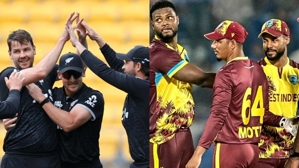 न्यूजीलैंड ने वेस्टइंडीज के खिलाफ तीसरे टी20 मैच में कीवी टीम की रोमांचक जीत, सीरीज में बनाई बढ़त