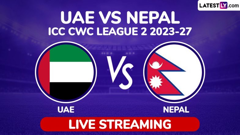 UAE vs NEP ICC CWC League 2 2025 91st Match Live Streaming: जानिए कब, कहां और कैसे देखें संयुक्त अरब अमीरात बनाम नेपाल मेंस क्रिकेट विश्व कप लीग 2 मैच का लाइव प्रसारण