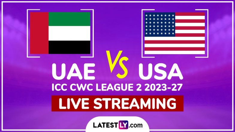 How To Watch UAE vs USA ICC CWC League 2 2025 Live Streaming: आईसीसी पुरुष क्रिकेट विश्व कप लीग 2 में आज संयुक्त अरब अमीरात से भिड़ेगी संयुक्त राज्य अमेरिका, जानिए कब, कहां और कैसे देखें लाइव प्रसारण