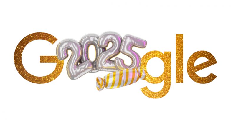 Google Doodle: नए साल के स्वागत में गूगल का खास तोहफ़ा, बेहद खास अंदाज़ में बनाया डूडल