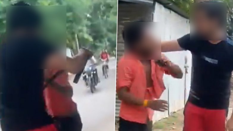 Kanpur: कानपुर में दबंगई! युवकों ने बीच सड़क पर एक के साथ की मारपीट, बेल्ट से जमकर पीटा, VIDEO आया सामने