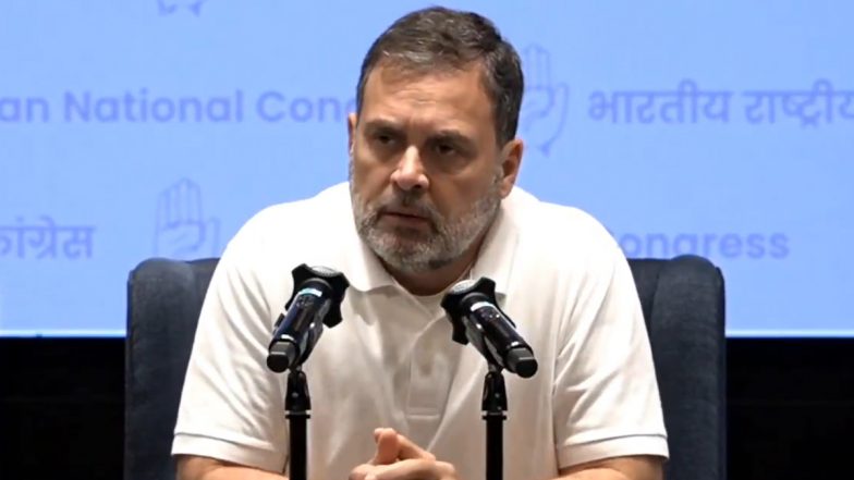 CWC Meeting 2025 : VB-G RAM-G Act पर राहुल गांधी का हमला, बोले– नोटबंदी जैसा गरीब और राज्यों पर वार: VIDEO