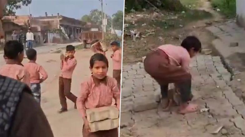 Raebareli: रायबरेली स्कूल में बच्चों से मजदूरी कराए जाने का मामला उजागर, वायरल वीडियो देख भड़के लोग