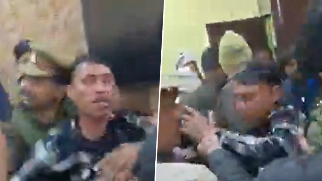 उत्तर प्रदेश के कानपुर जिले में डीएम के सामने एक शख्स ने आत्मदाह करने की कोशिश की.