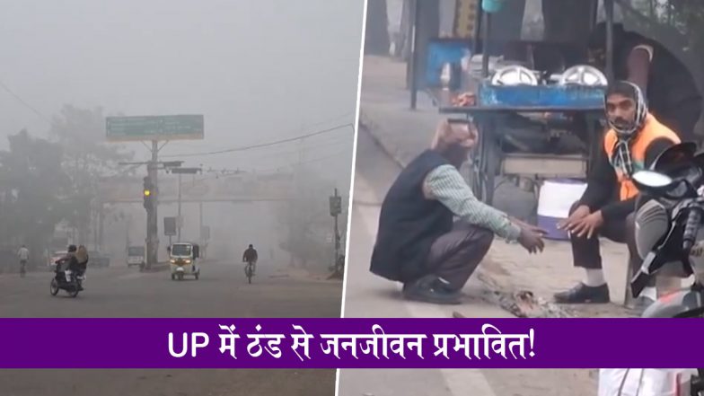 UP Weather Update Today: उत्तर प्रदेश में घने कोहरे और कड़ाके की ठंड का कहर, लोगों का जनजीवन प्रभावित; VIDEO
