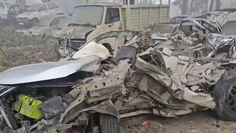 Rishikesh Road Accident: खड़े ट्रक में जा घुसी तेज रफ्तार XUV, 4 दोस्तों की हुई दर्दनाक मौत, ऋषिकेश&ndash;हरिद्वार हाईवे पर भीषण हादसा: VIDEO