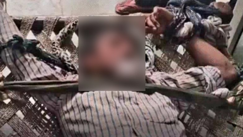 VIDEO: कुत्ते के काटने के बाद युवक की हालत बिगड़ी, भौंकने और हमला करने की कोशिश, अलीगढ में परिजनों ने चारपाई से बांधा