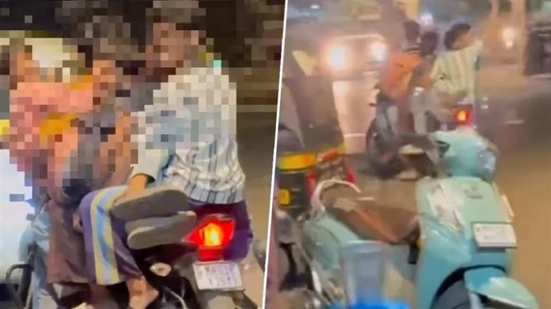 Dengerous Stunt: साकी नाका की सड़कों पर युवकों का जानलेवा स्टंट, एक बाइक पर सवार होकर उड़ाई नियमों की धज्जियां