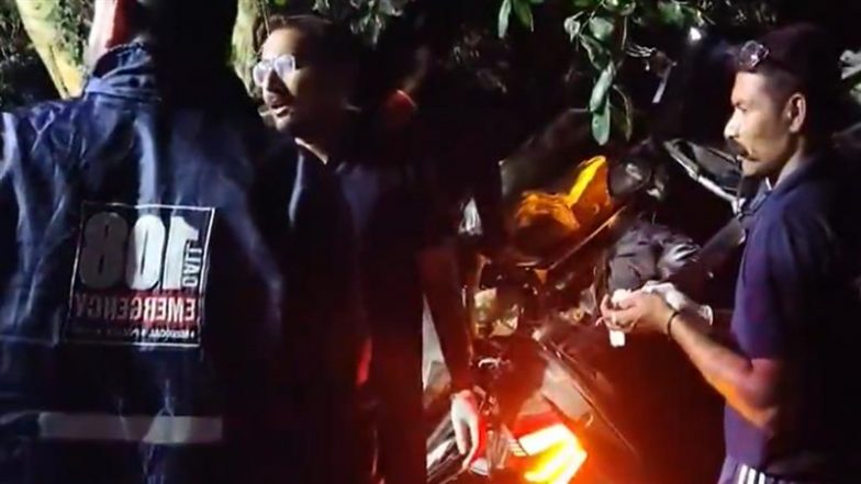 Amreli Road Accident: गुजरात के अमरेली में दर्दनाक सड़क हादसा, अनियंत्रित होकर कार पेड़ से टकराई, 3 की मौत; 1 घायल (Watch Video)