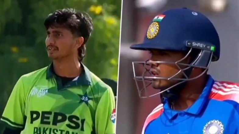 Ayush Mhatre-Ali Raza Angry Exchange: U19 एशिया कप फाइनल में पाकिस्तानी गेंदबाज अली रज़ा के सेंड-ऑफ पर भड़के आयुष म्हात्रे, मैदान पर हुई तीखी बहस, देखें वीडियो