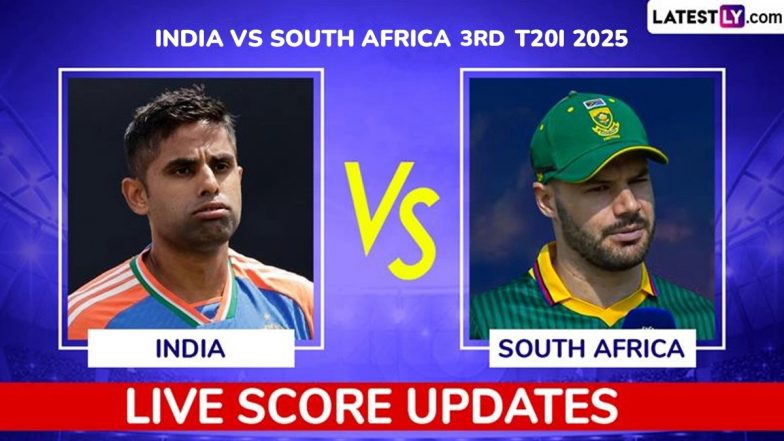 IND vs SA 3rd T20I 2025 Toss And Live Scorecard: भारत ने टॉस जीतकर दक्षिण अफ्रीका को दिया पहले बल्लेबाजी का न्योता, जानिए प्लेइंग इलेवन और लाइव स्कोरकार्ड