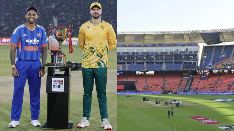 India vs South Africa, 5th T20I Match Pitch Report: अहमदाबाद में टीम इंडिया के बल्लेबाज मचाएंगे कोहराम या दक्षिण अफ्रीका के गेंदबाज करेंगे सीरीज में बराबरी, मैच से पहले जानें कैसा रहेगा पिच का मिजाज