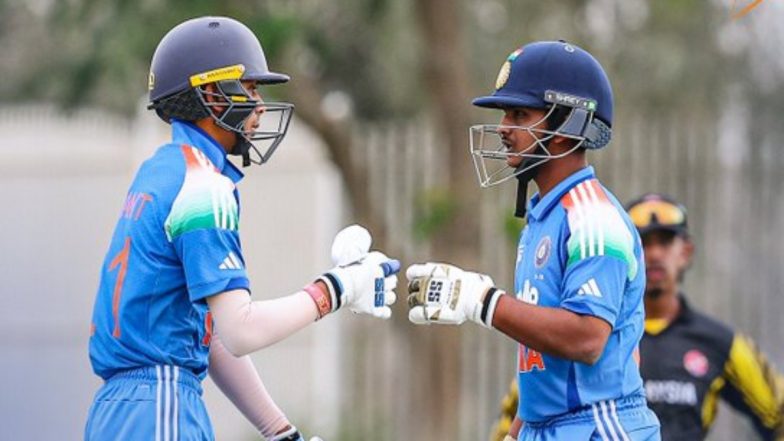 IND U19 vs MAL U19, ACC Mens U19 Asia Cup 2025:&nbsp;अंडर 19 एशिया कप&nbsp;में अभिज्ञान कुंडू का 'दोहरा शतक', भारत ने मलेशिया को 315 रन से रौंदकर बनाया रिकॉर्ड