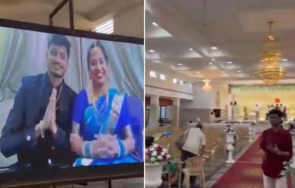 फ्लाइट कैंसिल होने से रिसेप्शन पार्टी में नहीं पहुंच पाए नवविवाहित