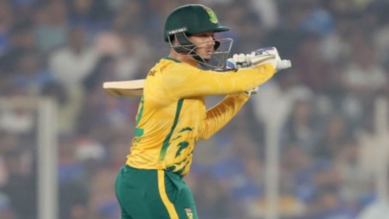 Quinton de Kock Half Century: भारत के खिलाफ आखिरी टी20 में क्विंटन डी कॉक ने जड़ा अर्धशतक,&nbsp;दक्षिण अफ्रीका को दिलाई अच्छी शुरुआत